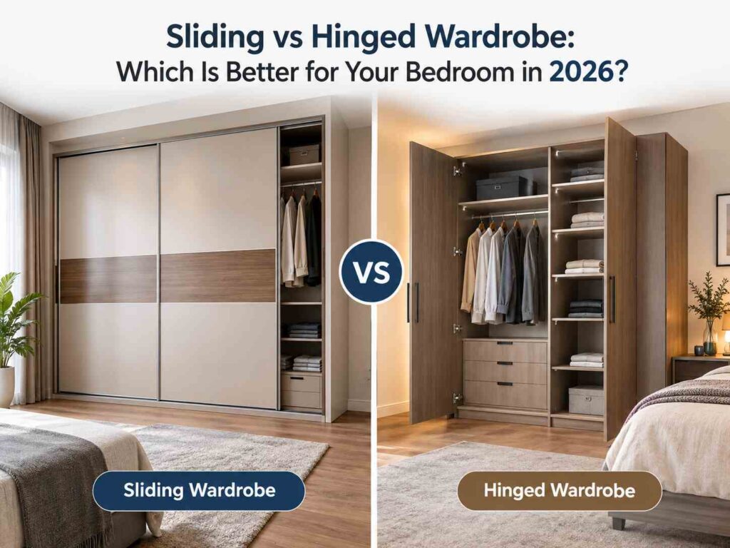 sliding vs hinged wardrobe