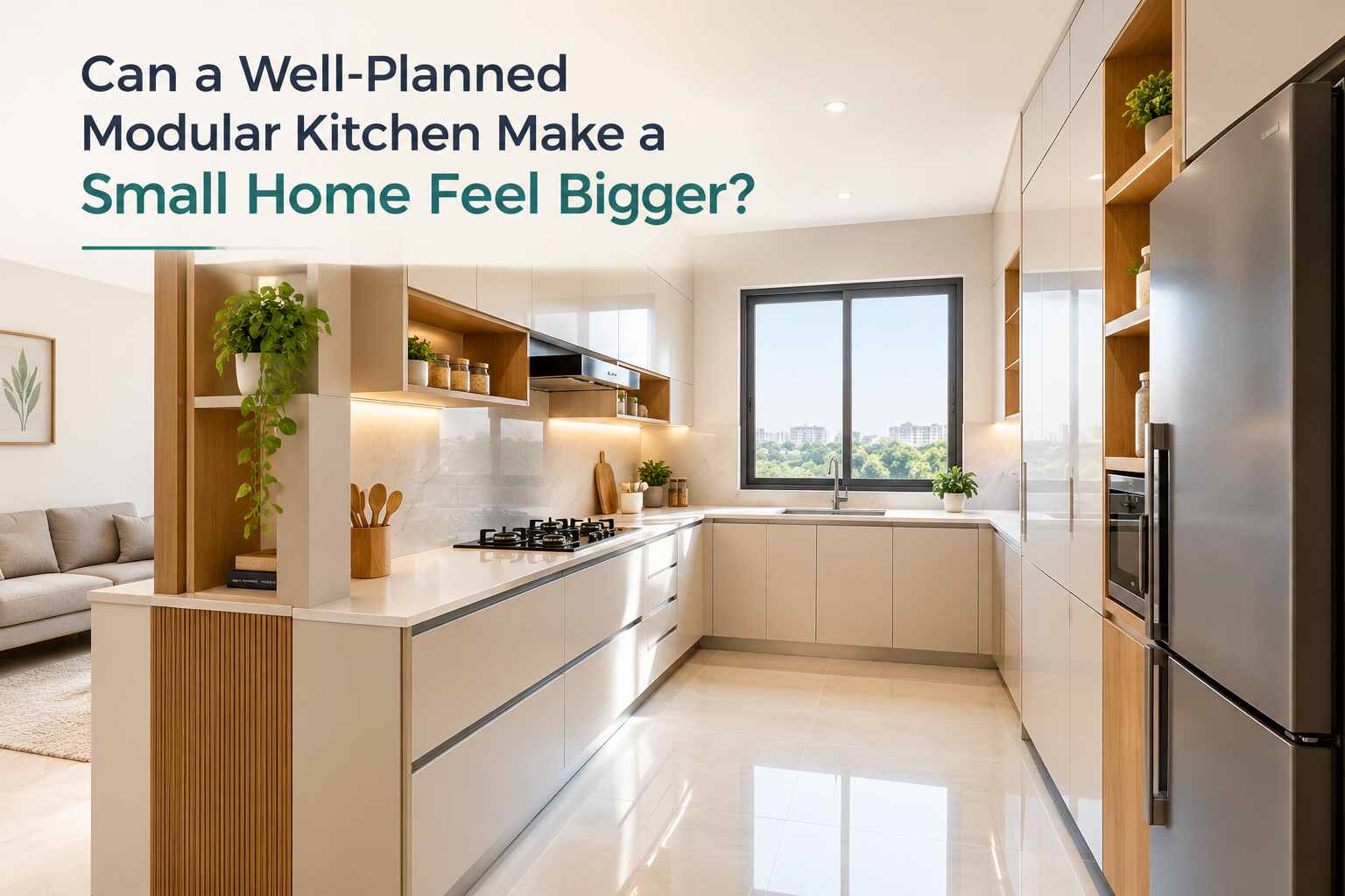 Can a Well-Planned Modular Kitchen Make a Small Home Feel Bigger?