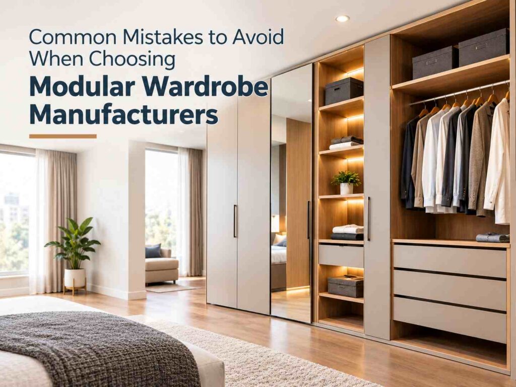 Common Mistakes to Avoid When Choosing Modular Wardrobe Manufacturers